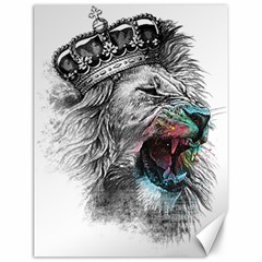 Lion King Head Canvas 12  X 16  by Sudhe