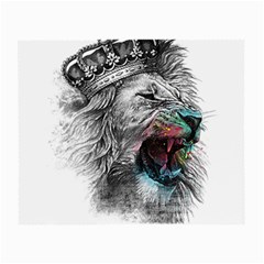 Lion King Head Small Glasses Cloth (2-side) by Sudhe