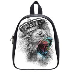 Lion King Head School Bag (small) by Sudhe