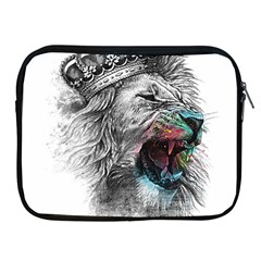 Lion King Head Apple Ipad 2/3/4 Zipper Cases by Sudhe