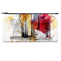 New York City Skyline Vector Illustration Pencil Cases by Sudhe