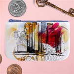 New York City Skyline Vector Illustration Large Coin Purse Front