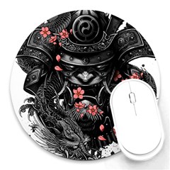 Sleeve Tattoo  Samurai Round Mousepads by Sudhe