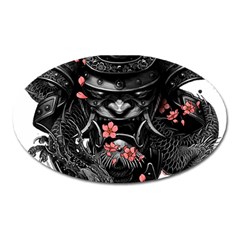 Sleeve Tattoo  Samurai Oval Magnet by Sudhe