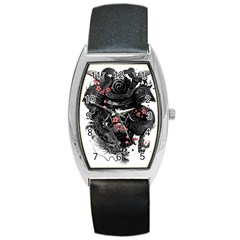 Sleeve Tattoo  Samurai Barrel Style Metal Watch by Sudhe