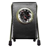 Sleeve Tattoo  Samurai Pen Holder Desk Clock Front