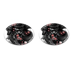 Sleeve Tattoo  Samurai Cufflinks (oval) by Sudhe