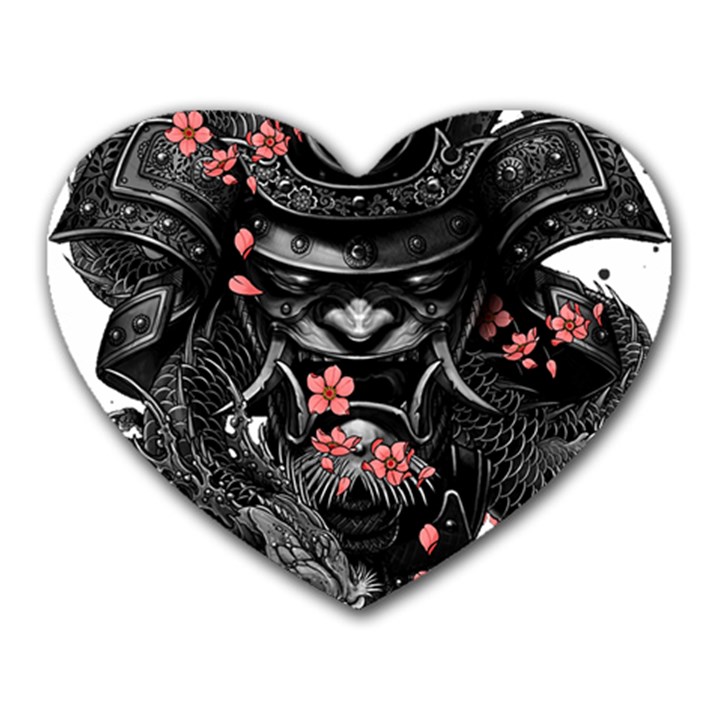 Sleeve Tattoo  Samurai Heart Mousepads