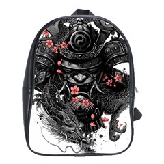 Sleeve Tattoo  Samurai School Bag (xl) by Sudhe