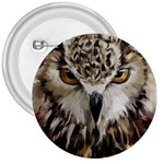 Vector Hand Painted Owl 3  Buttons Front