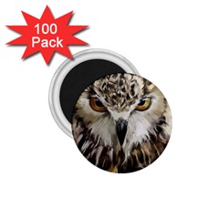 Vector Hand Painted Owl 1 75  Magnets (100 Pack)  by Sudhe