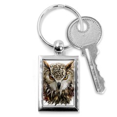 Vector Hand Painted Owl Key Chains (rectangle)  by Sudhe