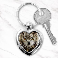 Vector Hand Painted Owl Key Chains (heart)  by Sudhe