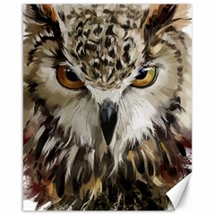 Vector Hand Painted Owl Canvas 16  X 20  by Sudhe