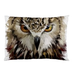 Vector Hand Painted Owl Pillow Case by Sudhe