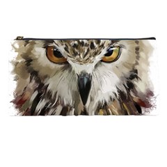 Vector Hand Painted Owl Pencil Cases by Sudhe