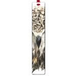 Vector Hand Painted Owl Large Book Marks Front