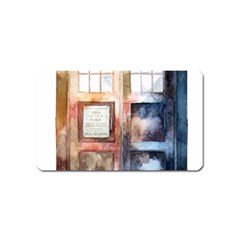 Tardis Doctor Who Transparent Magnet (name Card) by Sudhe