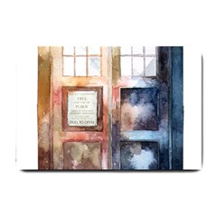 Tardis Doctor Who Transparent Small Doormat  by Sudhe