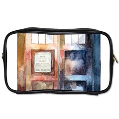 Tardis Doctor Who Transparent Toiletries Bag (two Sides) by Sudhe