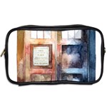 Tardis Doctor Who Transparent Toiletries Bag (Two Sides) Back