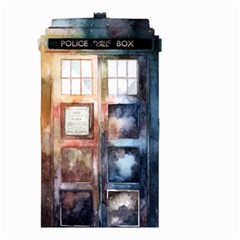 Tardis Doctor Who Transparent Small Garden Flag (two Sides) by Sudhe