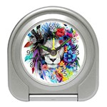 Art Drawing Poster Painting The Lion King Travel Alarm Clock Front