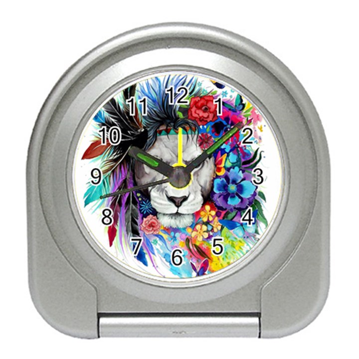 Art Drawing Poster Painting The Lion King Travel Alarm Clock