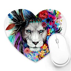 Art Drawing Poster Painting The Lion King Heart Mousepads