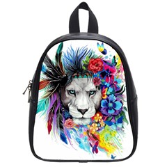 Art Drawing Poster Painting The Lion King School Bag (small) by Sudhe