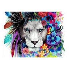 Art Drawing Poster Painting The Lion King Double Sided Flano Blanket (mini)  by Sudhe