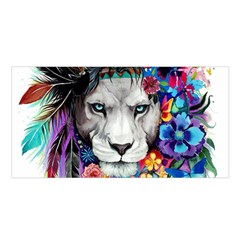 Art Drawing Poster Painting The Lion King Satin Shawl by Sudhe