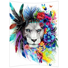 Art Drawing Poster Painting The Lion King Back Support Cushion by Sudhe