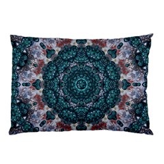 Marbels Glass And Paint Love Mandala Decorative Pillow Case (two Sides) by pepitasart