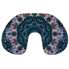 Marbels Glass And Paint Love Mandala Decorative Travel Neck Pillows