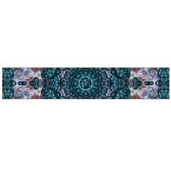 Marbels Glass And Paint Love Mandala Decorative Large Flano Scarf  by pepitasart