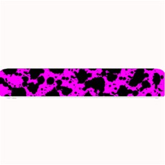 Black And Pink Leopard Style Paint Splash Funny Pattern Small Bar Mats by yoursparklingshop