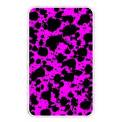 Black And Pink Leopard Style Paint Splash Funny Pattern Memory Card Reader (rectangular) by yoursparklingshop