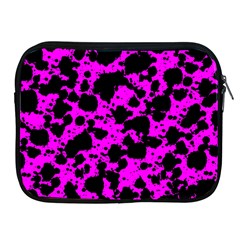 Black And Pink Leopard Style Paint Splash Funny Pattern Apple Ipad 2/3/4 Zipper Cases by yoursparklingshop