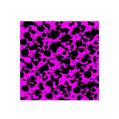 Black And Pink Leopard Style Paint Splash Funny Pattern Satin Bandana Scarf by yoursparklingshop