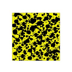 Black And Yellow Leopard Style Paint Splash Funny Pattern  Satin Bandana Scarf by yoursparklingshop