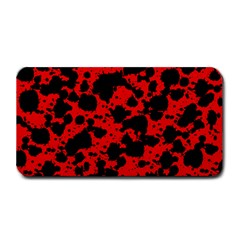 Black And Red Leopard Style Paint Splash Funny Pattern Medium Bar Mats by yoursparklingshop