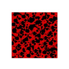 Black And Red Leopard Style Paint Splash Funny Pattern Satin Bandana Scarf by yoursparklingshop