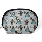 Funny Elephant, Pattern Design Accessory Pouch (Medium) Back