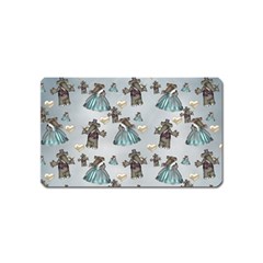 Funny Elephant, Pattern Design Magnet (name Card) by FantasyWorld7