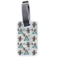 Funny Elephant, Pattern Design Luggage Tags (two Sides) by FantasyWorld7