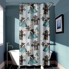 Funny Elephant, Pattern Design Shower Curtain 36  X 72  (stall)  by FantasyWorld7