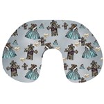 Funny Elephant, Pattern Design Travel Neck Pillows Front