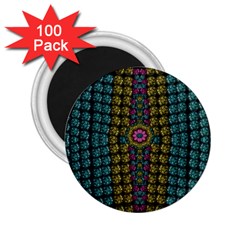 Glass Balls And Flower Sunshine 2 25  Magnets (100 Pack)  by pepitasart