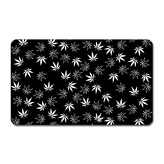 Weed Pattern Magnet (rectangular) by Valentinaart